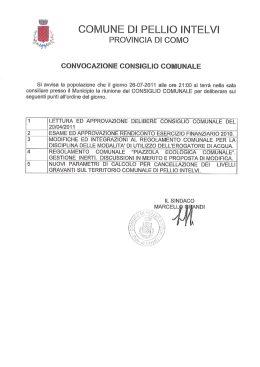 .Îj.î MUNE DI PELLIO INTELVI PROVINCIA DI COMO