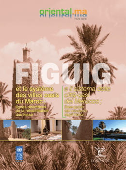 Il sistema delle citt&agrave;-oasi del Marocco
