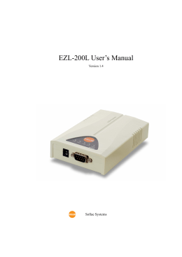 EZL-200L User`s Manual