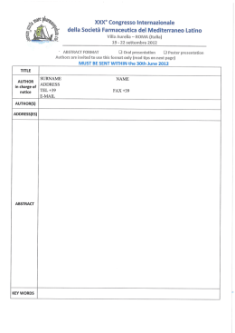 Altre informazioni / More info