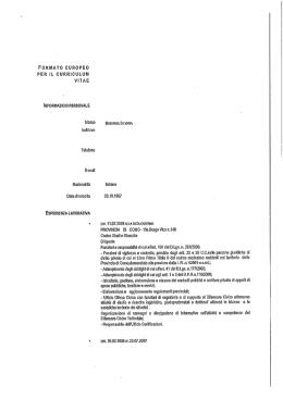 curriculum dirigente baserga silvana