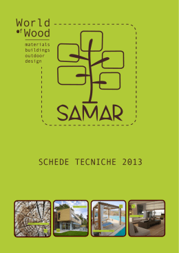 SCHEDE TECNICHE 2013