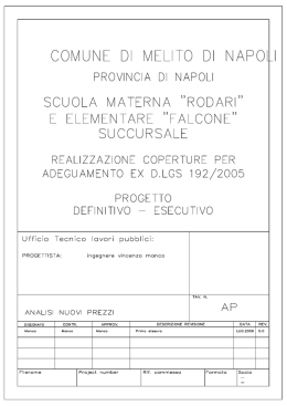 cover ap - Comune di Melito di Napoli