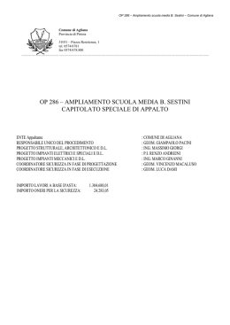 CSA - Provincia di Pistoia