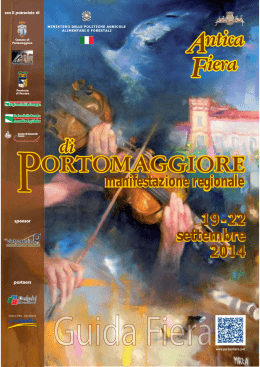 Catalogo Fiera 2014 - Antica Fiera di Portomaggiore