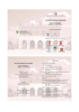 Locandina e programma