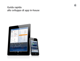 Guida rapida allo sviluppo di app in-house