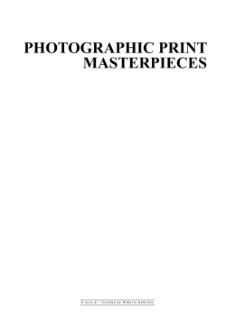 PHOTOGRAPHIC PRINT MASTERPIECES