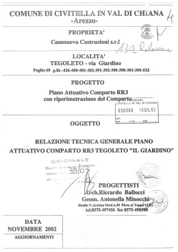 X - Comune di Civitella in Val di Chiana