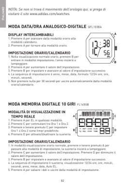 moda data/ora analogico-digitale qfl103ba moda memoria digitale