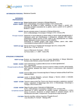 `&icirc;Keuropass - Centro di Riferimento Oncologico di Aviano