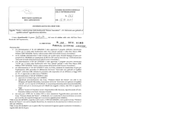 numero registro generale delle determinazioni