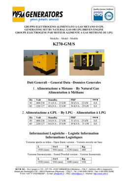 scheda tecnica in PDF generatore da 27 kVA.
