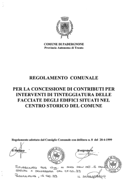 Testo (File "Regolamento contributo tinteggiatura" di