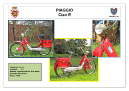 1968 Piaggio ciao R - Monza Auto Moto Storiche