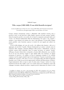 Il caso della Brentella trevigiana - Centro Interuniversitario per la