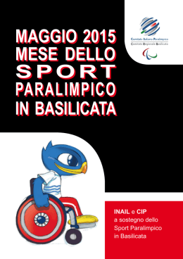 Mese dello sport paralimpico in Basilicata