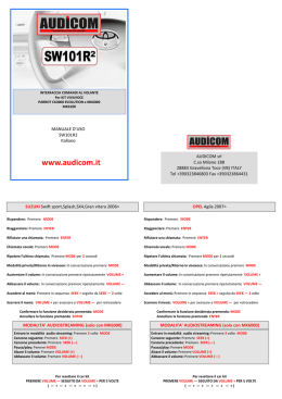 manuale generale sw101r2