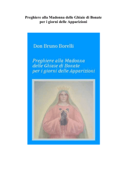 Preghiere alla Madonna delle Ghiaie