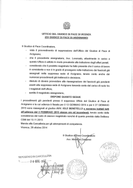 3661 gdp vi_ex arzignano - Ordine degli Avvocati di Vicenza