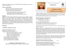 adorazione aprile 2012