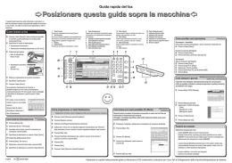 cPosizionare questa guida sopra la macchinag