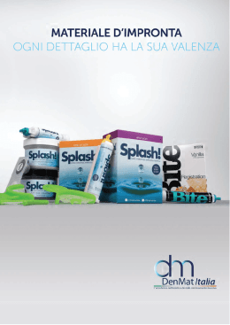 Materiale d`impronta