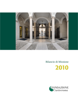 visualizzalo online - Fondazione Cariverona