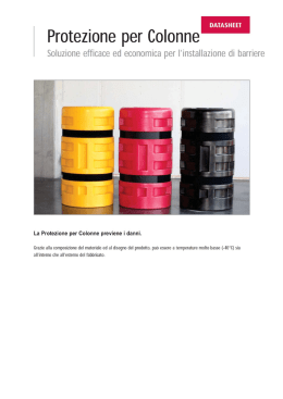 Scheda protezione colonne e muri