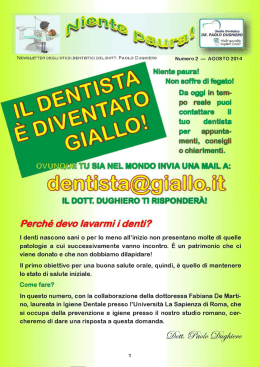 Scarica la newsletter - Studio dentistico - Spinaceto
