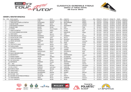 SENIOR e MASTER MASCHILE