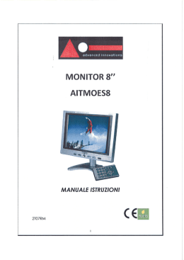 Monitor LCD 8" plastica AITMOES8
