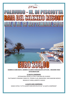 Baia del Silenzio Resort