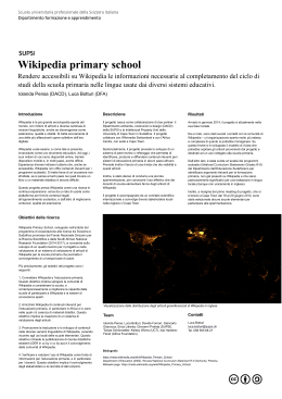 Wikipedia primary school