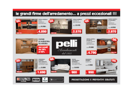 le grandi ﬁrme dell`arredamento... a prezzi eccezionali Il!