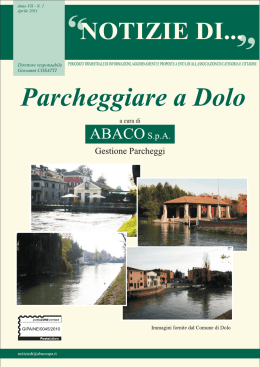 n. unico aprile 2011 del notiziario abaco s.p.a.