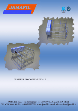 CESTI PER PRODOTTI MEDICALI