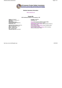 US Consumer Product Safety Commission