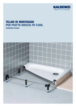 TELAIO DI MONTAGGIO PER PIATTO DOCCIA FR 5300.