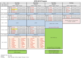 ISTW-2015 Program