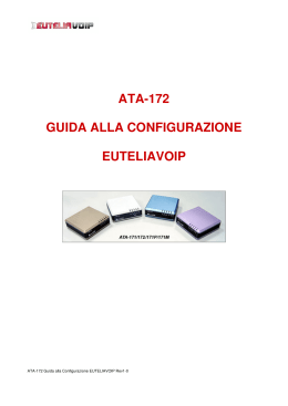 ata-172 guida alla configurazione euteliavoip