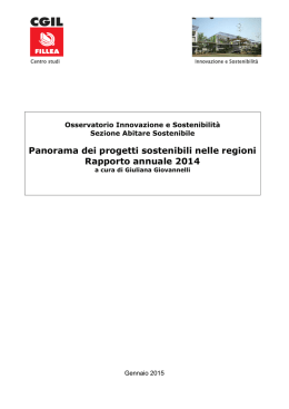 Vai al Rapporto annuale 2014.