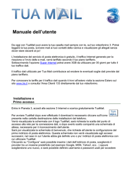 Da oggi con TuaMail puoi avere la tua casella mail