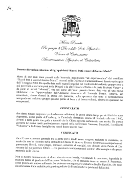 decreto - piccoli frati e suore di gesu`