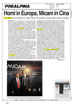 “PREALPINA - Homi Milano