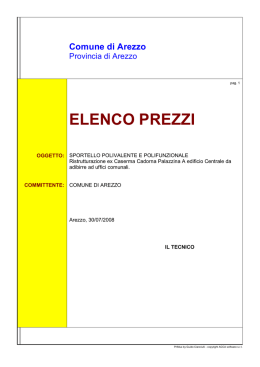 D 06 Elenco Prezzi Unitari