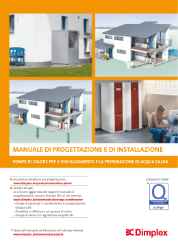Manuale di progettazione pompe di calore