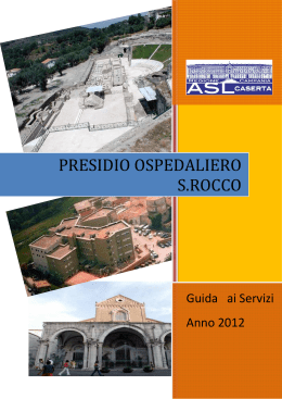 Guida 2012 ai Servizi Ospedale S.Rocco di Sessa