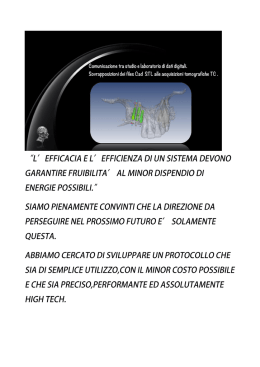 l` efficacia e l` efficienza di un sistema devono garantire fruibilita` al