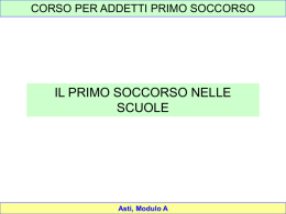 Corso primo soccorso